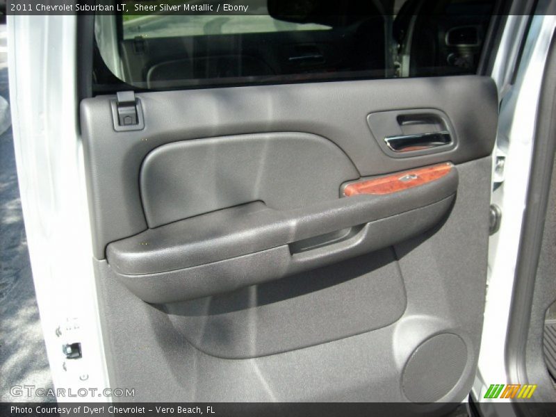 Sheer Silver Metallic / Ebony 2011 Chevrolet Suburban LT