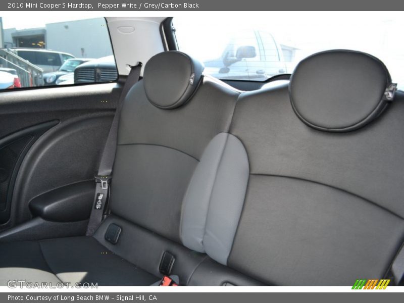 Pepper White / Grey/Carbon Black 2010 Mini Cooper S Hardtop