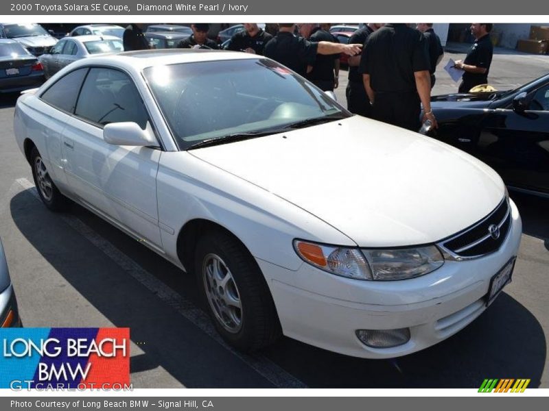 Diamond White Pearl / Ivory 2000 Toyota Solara SE Coupe