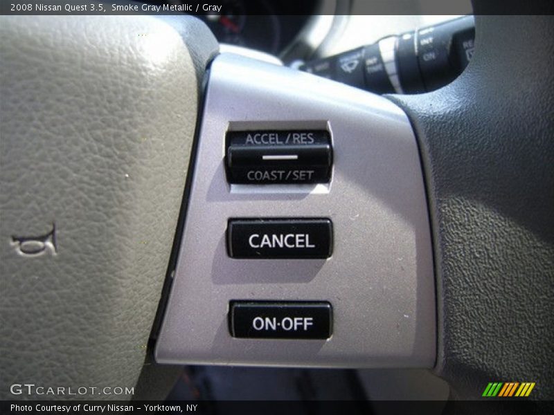 Smoke Gray Metallic / Gray 2008 Nissan Quest 3.5