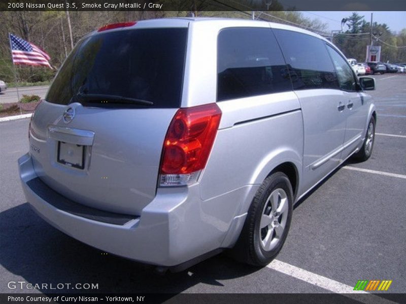 Smoke Gray Metallic / Gray 2008 Nissan Quest 3.5