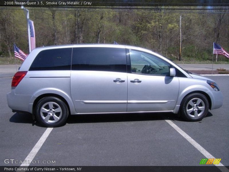 Smoke Gray Metallic / Gray 2008 Nissan Quest 3.5
