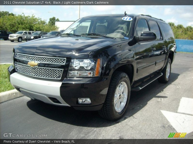 Black / Light Cashmere/Dark Cashmere 2011 Chevrolet Suburban LT 4x4