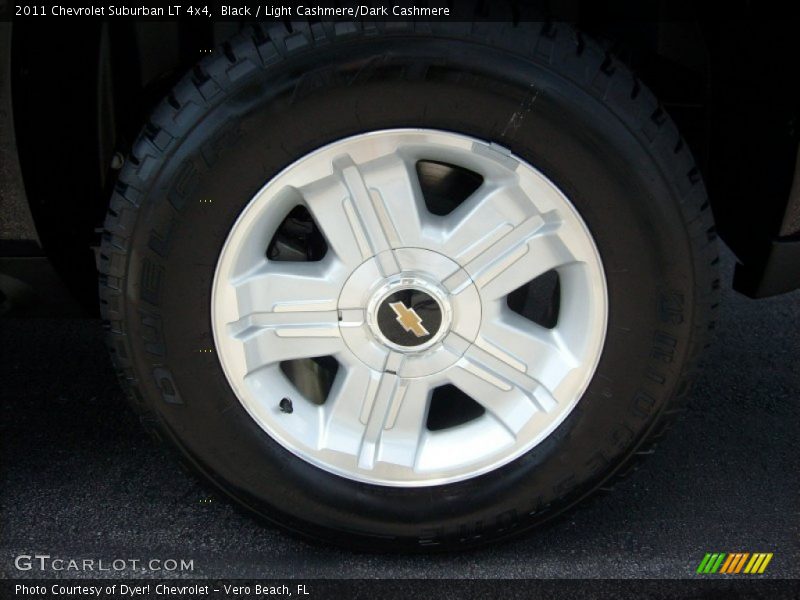 Black / Light Cashmere/Dark Cashmere 2011 Chevrolet Suburban LT 4x4