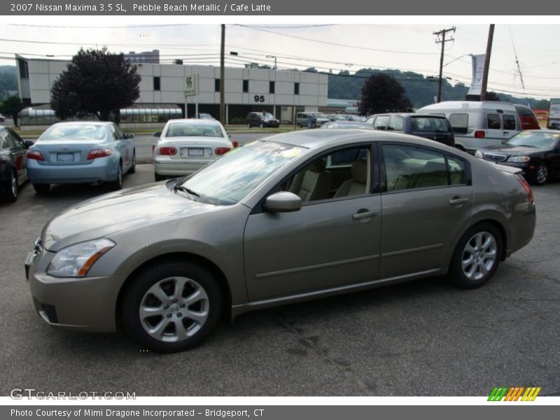 Pebble Beach Metallic / Cafe Latte 2007 Nissan Maxima 3.5 SL