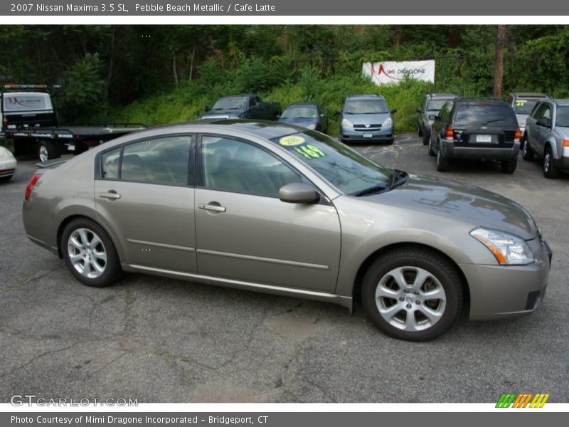 Pebble Beach Metallic / Cafe Latte 2007 Nissan Maxima 3.5 SL