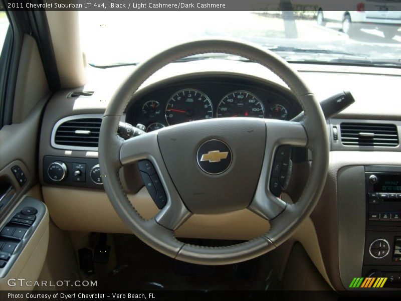 Black / Light Cashmere/Dark Cashmere 2011 Chevrolet Suburban LT 4x4