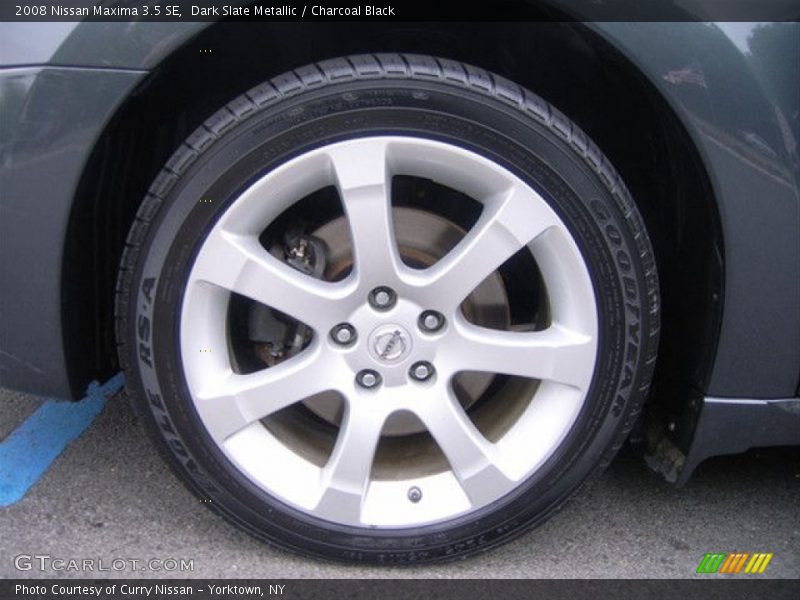 Dark Slate Metallic / Charcoal Black 2008 Nissan Maxima 3.5 SE