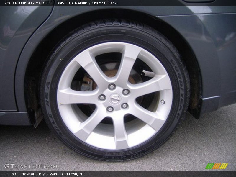 Dark Slate Metallic / Charcoal Black 2008 Nissan Maxima 3.5 SE