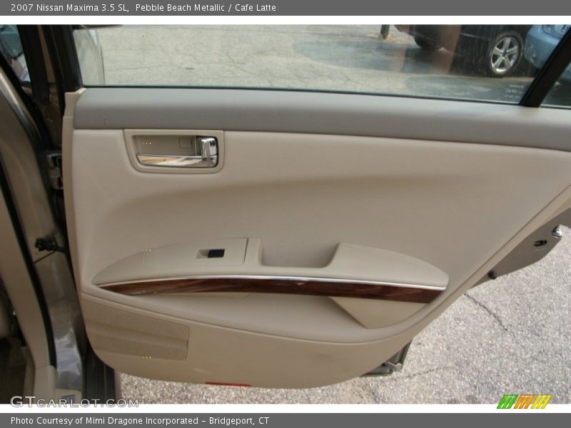 Pebble Beach Metallic / Cafe Latte 2007 Nissan Maxima 3.5 SL
