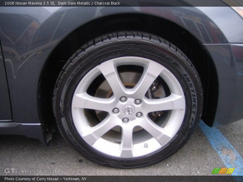 Dark Slate Metallic / Charcoal Black 2008 Nissan Maxima 3.5 SE