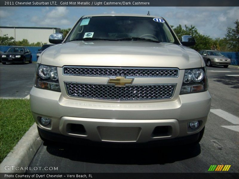 Gold Mist Metallic / Light Cashmere/Dark Cashmere 2011 Chevrolet Suburban LTZ