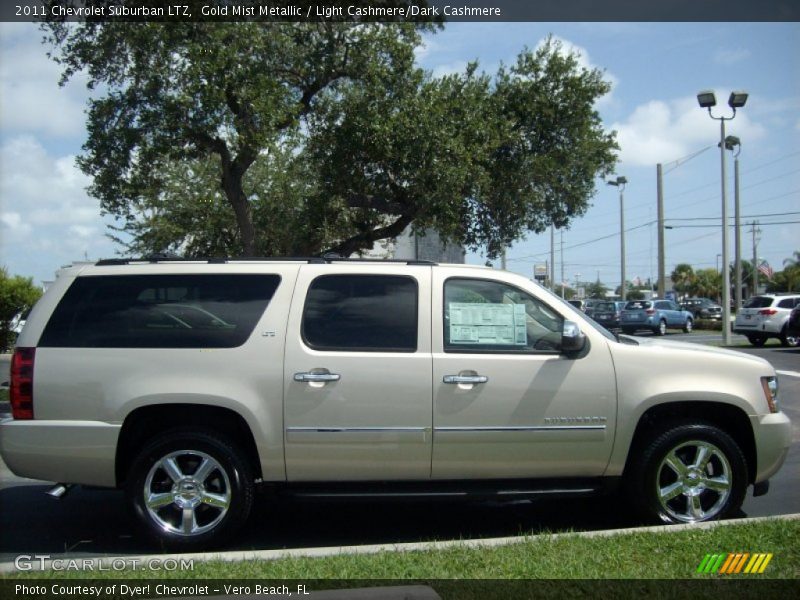 Gold Mist Metallic / Light Cashmere/Dark Cashmere 2011 Chevrolet Suburban LTZ