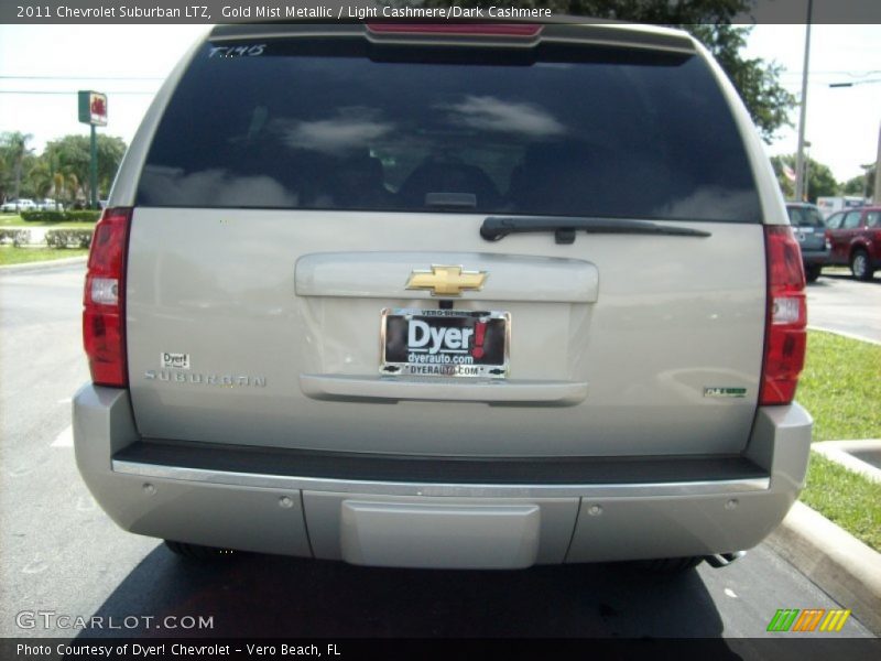 Gold Mist Metallic / Light Cashmere/Dark Cashmere 2011 Chevrolet Suburban LTZ