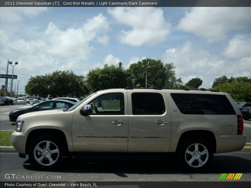 Gold Mist Metallic / Light Cashmere/Dark Cashmere 2011 Chevrolet Suburban LTZ