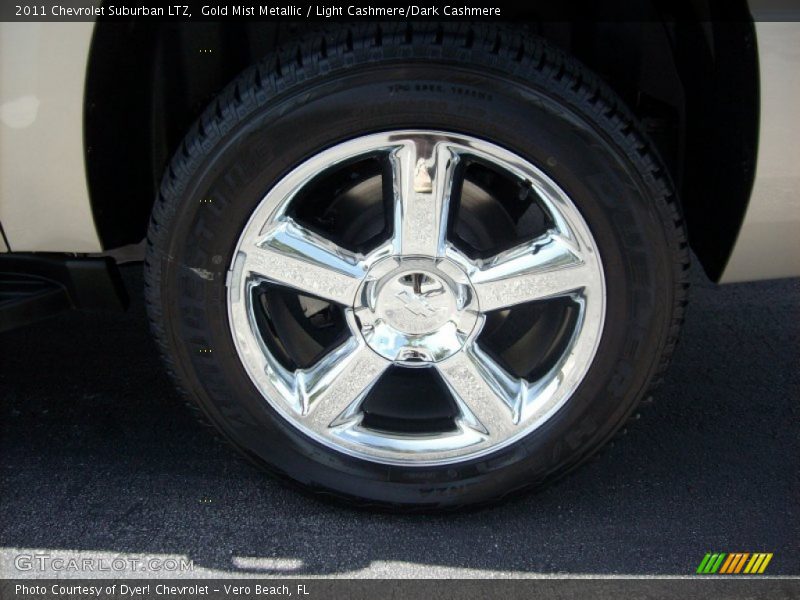 Gold Mist Metallic / Light Cashmere/Dark Cashmere 2011 Chevrolet Suburban LTZ