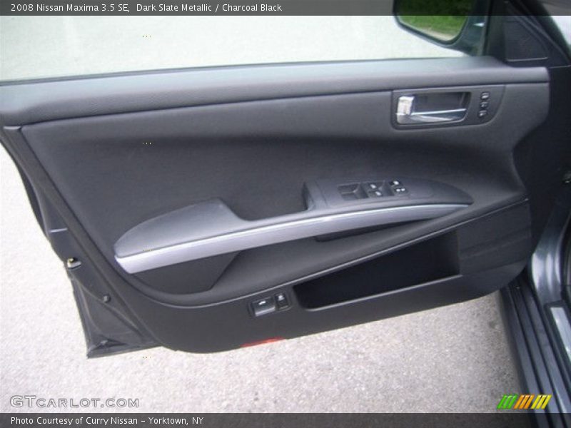 Dark Slate Metallic / Charcoal Black 2008 Nissan Maxima 3.5 SE