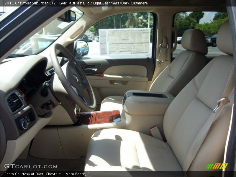 Gold Mist Metallic / Light Cashmere/Dark Cashmere 2011 Chevrolet Suburban LTZ