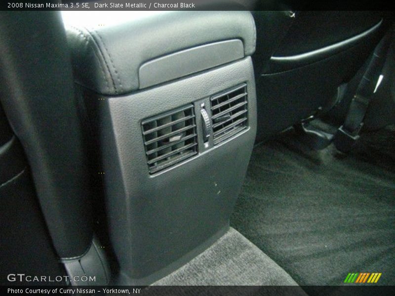Dark Slate Metallic / Charcoal Black 2008 Nissan Maxima 3.5 SE