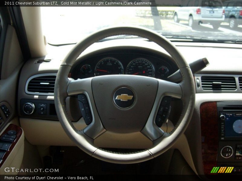 Gold Mist Metallic / Light Cashmere/Dark Cashmere 2011 Chevrolet Suburban LTZ