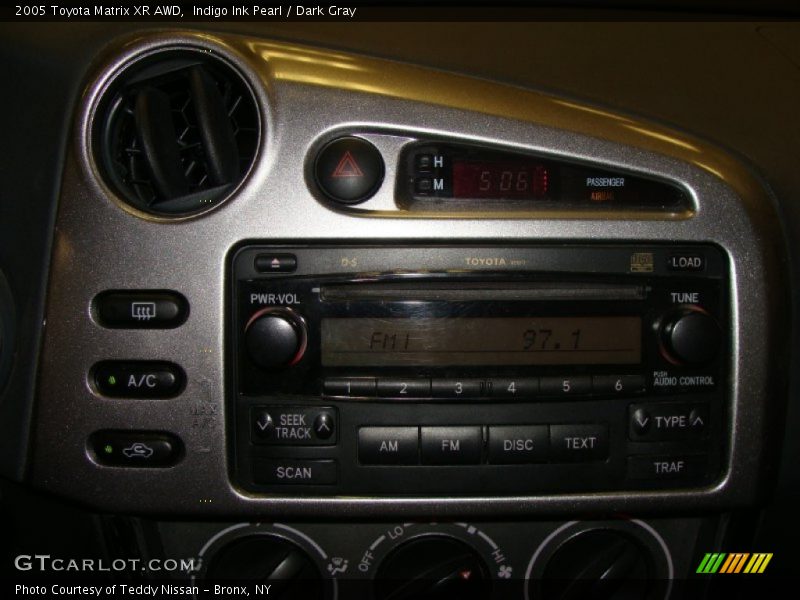 Indigo Ink Pearl / Dark Gray 2005 Toyota Matrix XR AWD