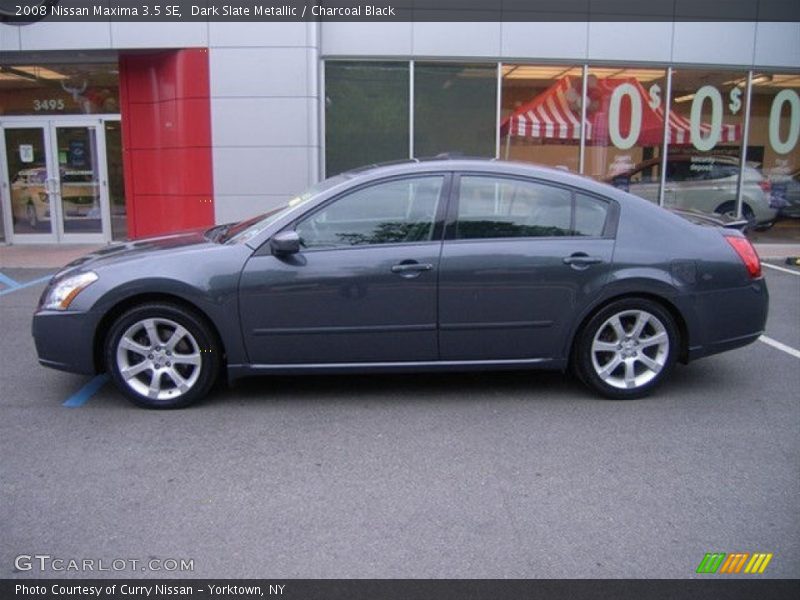 Dark Slate Metallic / Charcoal Black 2008 Nissan Maxima 3.5 SE