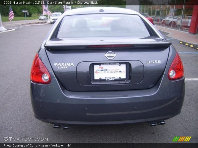 Dark Slate Metallic / Charcoal Black 2008 Nissan Maxima 3.5 SE