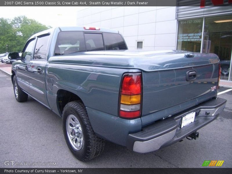 Stealth Gray Metallic / Dark Pewter 2007 GMC Sierra 1500 Classic SL Crew Cab 4x4