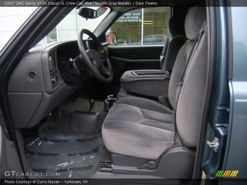 Stealth Gray Metallic / Dark Pewter 2007 GMC Sierra 1500 Classic SL Crew Cab 4x4