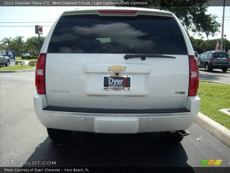 White Diamond Tricoat / Light Cashmere/Dark Cashmere 2011 Chevrolet Tahoe LTZ