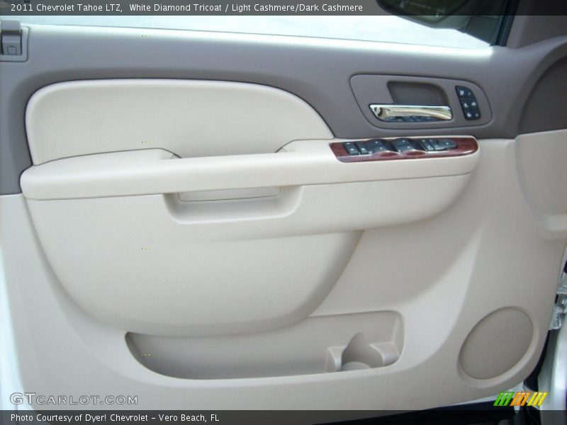 White Diamond Tricoat / Light Cashmere/Dark Cashmere 2011 Chevrolet Tahoe LTZ