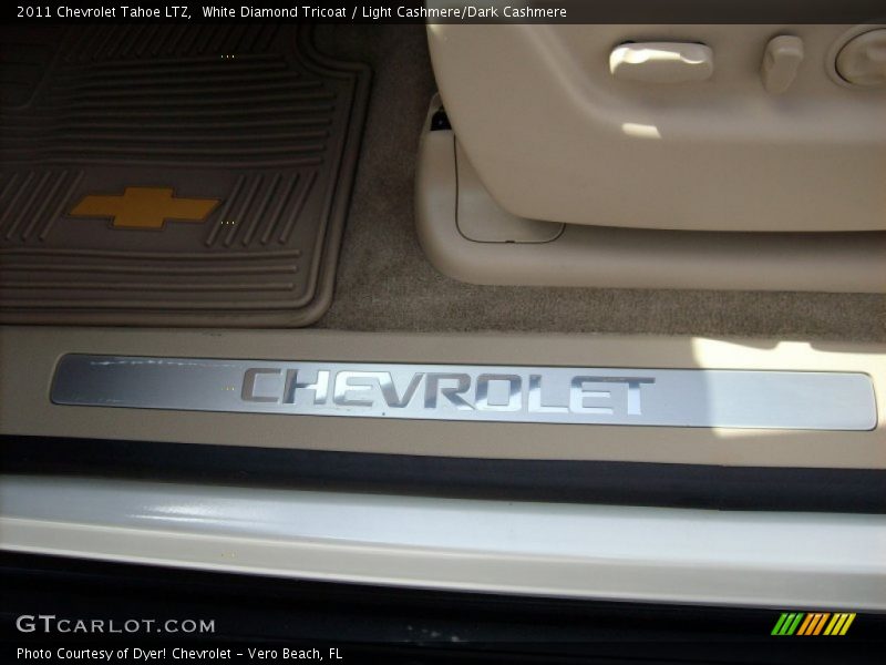 White Diamond Tricoat / Light Cashmere/Dark Cashmere 2011 Chevrolet Tahoe LTZ