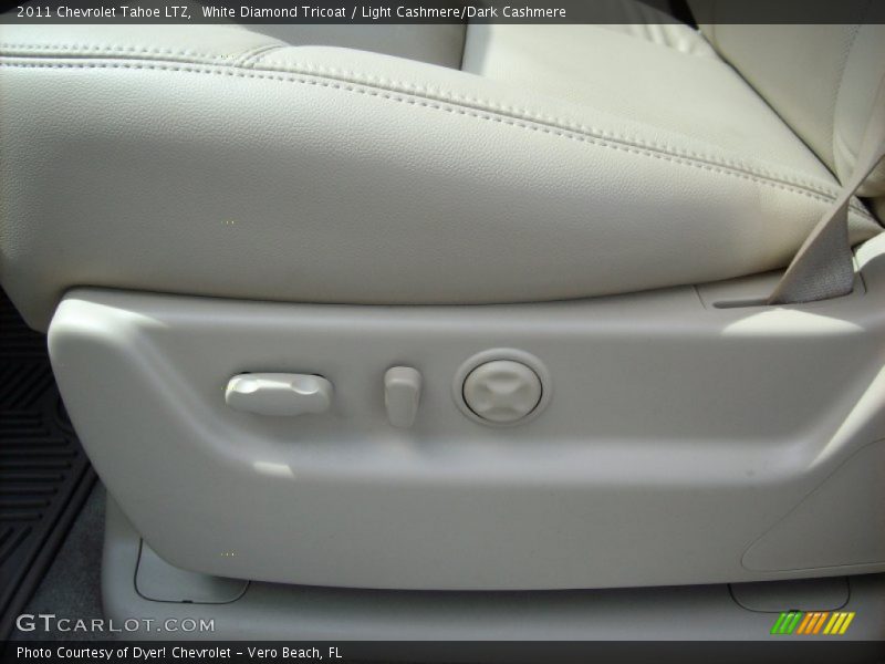 White Diamond Tricoat / Light Cashmere/Dark Cashmere 2011 Chevrolet Tahoe LTZ