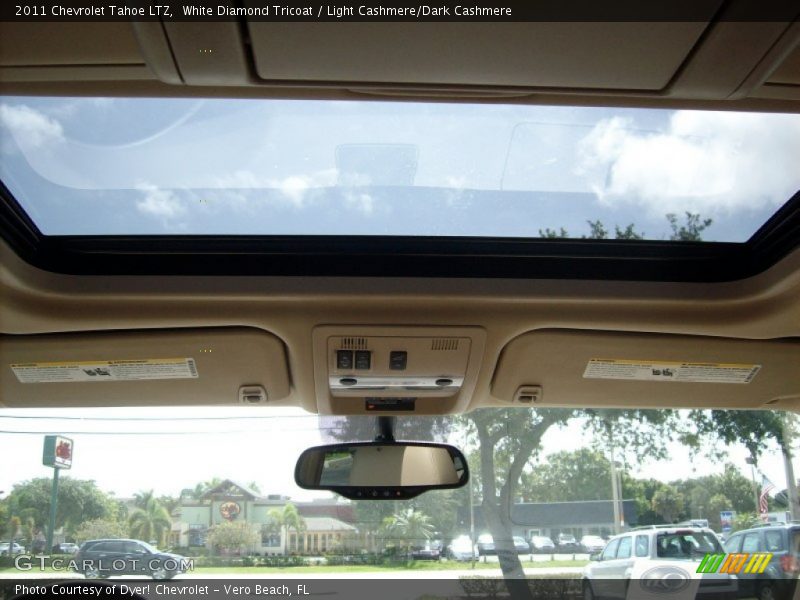 White Diamond Tricoat / Light Cashmere/Dark Cashmere 2011 Chevrolet Tahoe LTZ