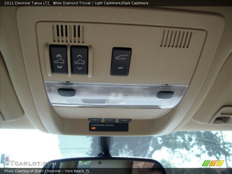 White Diamond Tricoat / Light Cashmere/Dark Cashmere 2011 Chevrolet Tahoe LTZ