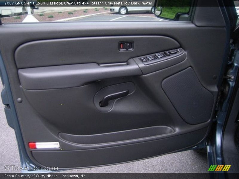 Stealth Gray Metallic / Dark Pewter 2007 GMC Sierra 1500 Classic SL Crew Cab 4x4