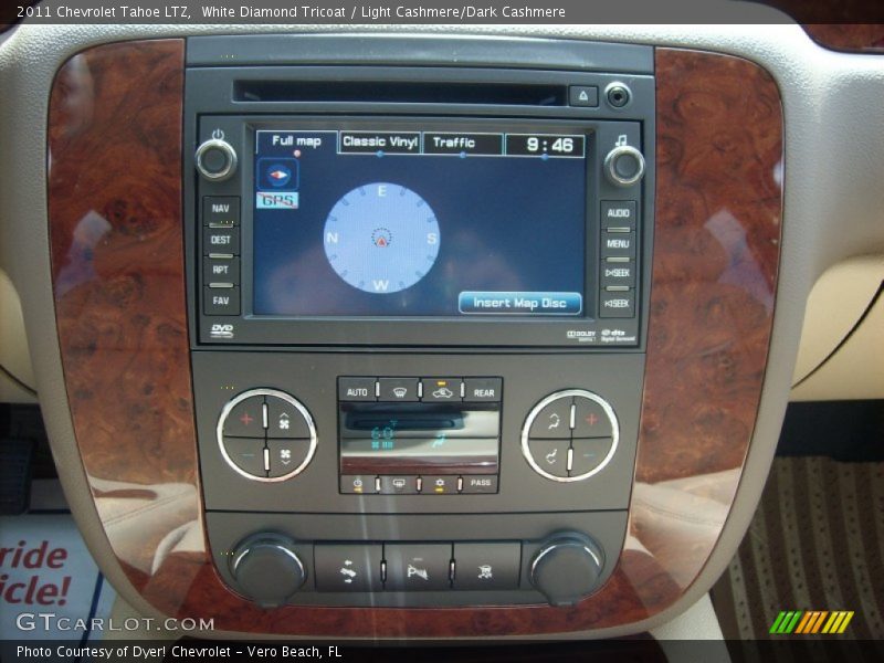 White Diamond Tricoat / Light Cashmere/Dark Cashmere 2011 Chevrolet Tahoe LTZ
