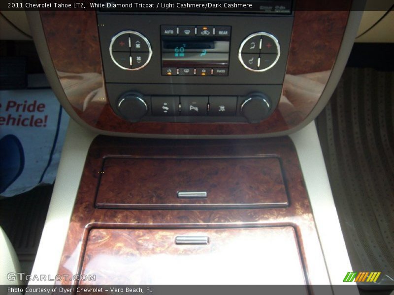 White Diamond Tricoat / Light Cashmere/Dark Cashmere 2011 Chevrolet Tahoe LTZ