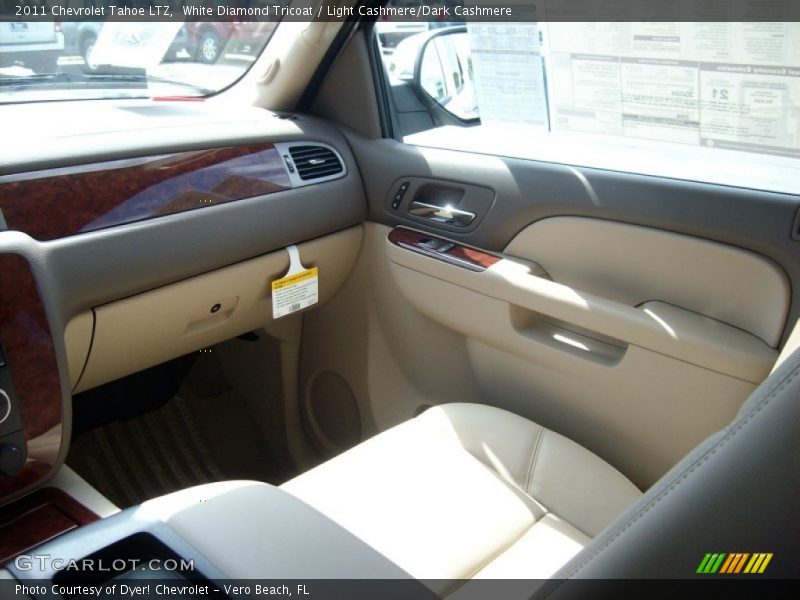 White Diamond Tricoat / Light Cashmere/Dark Cashmere 2011 Chevrolet Tahoe LTZ