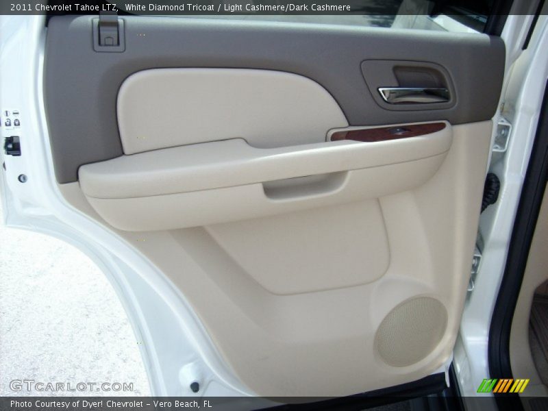 White Diamond Tricoat / Light Cashmere/Dark Cashmere 2011 Chevrolet Tahoe LTZ