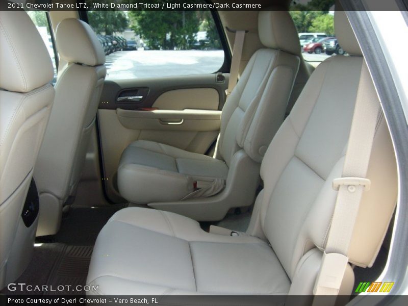 White Diamond Tricoat / Light Cashmere/Dark Cashmere 2011 Chevrolet Tahoe LTZ