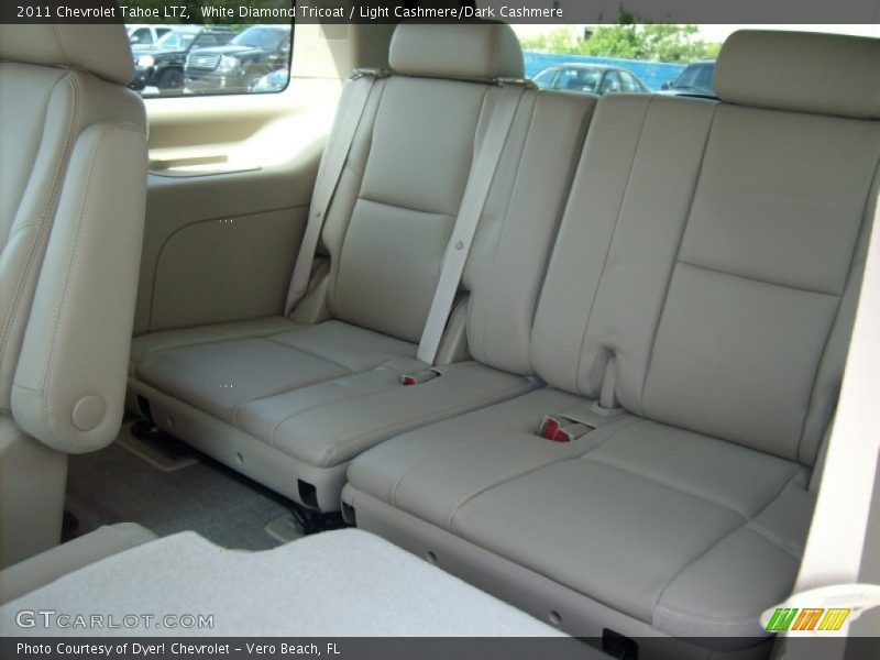 White Diamond Tricoat / Light Cashmere/Dark Cashmere 2011 Chevrolet Tahoe LTZ