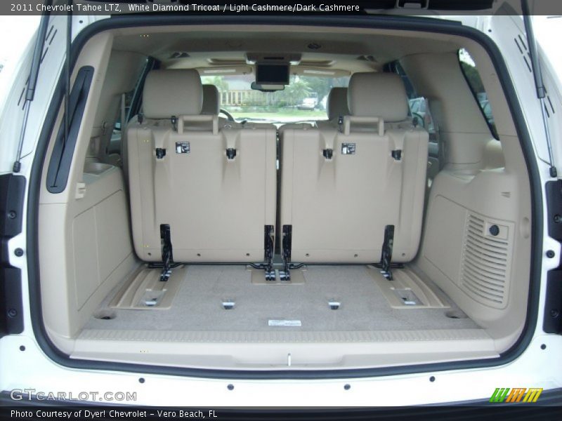 White Diamond Tricoat / Light Cashmere/Dark Cashmere 2011 Chevrolet Tahoe LTZ