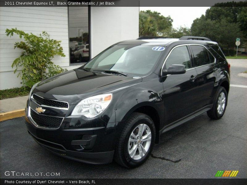 Black Granite Metallic / Jet Black 2011 Chevrolet Equinox LT