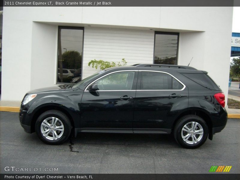 Black Granite Metallic / Jet Black 2011 Chevrolet Equinox LT