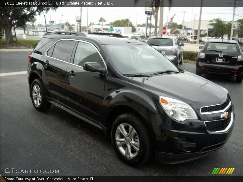 Black Granite Metallic / Jet Black 2011 Chevrolet Equinox LT