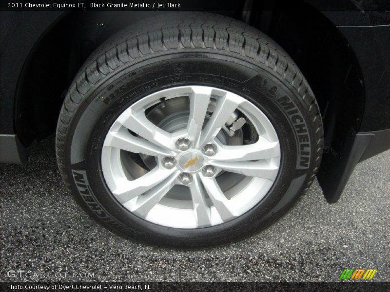 Black Granite Metallic / Jet Black 2011 Chevrolet Equinox LT