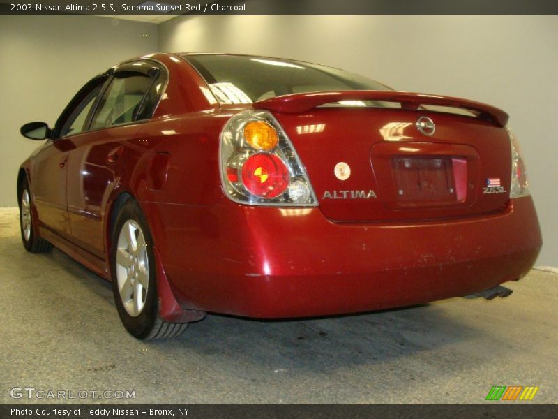 Sonoma Sunset Red / Charcoal 2003 Nissan Altima 2.5 S