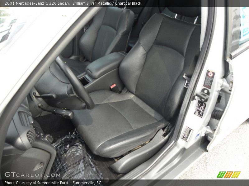 Brilliant Silver Metallic / Charcoal Black 2001 Mercedes-Benz C 320 Sedan