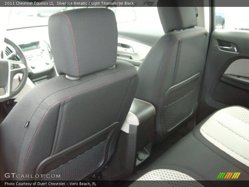 Silver Ice Metallic / Light Titanium/Jet Black 2011 Chevrolet Equinox LS
